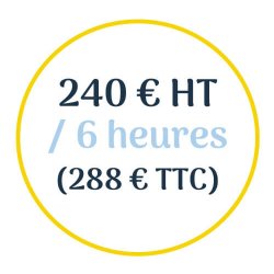 240 euros HT pour 6 heures